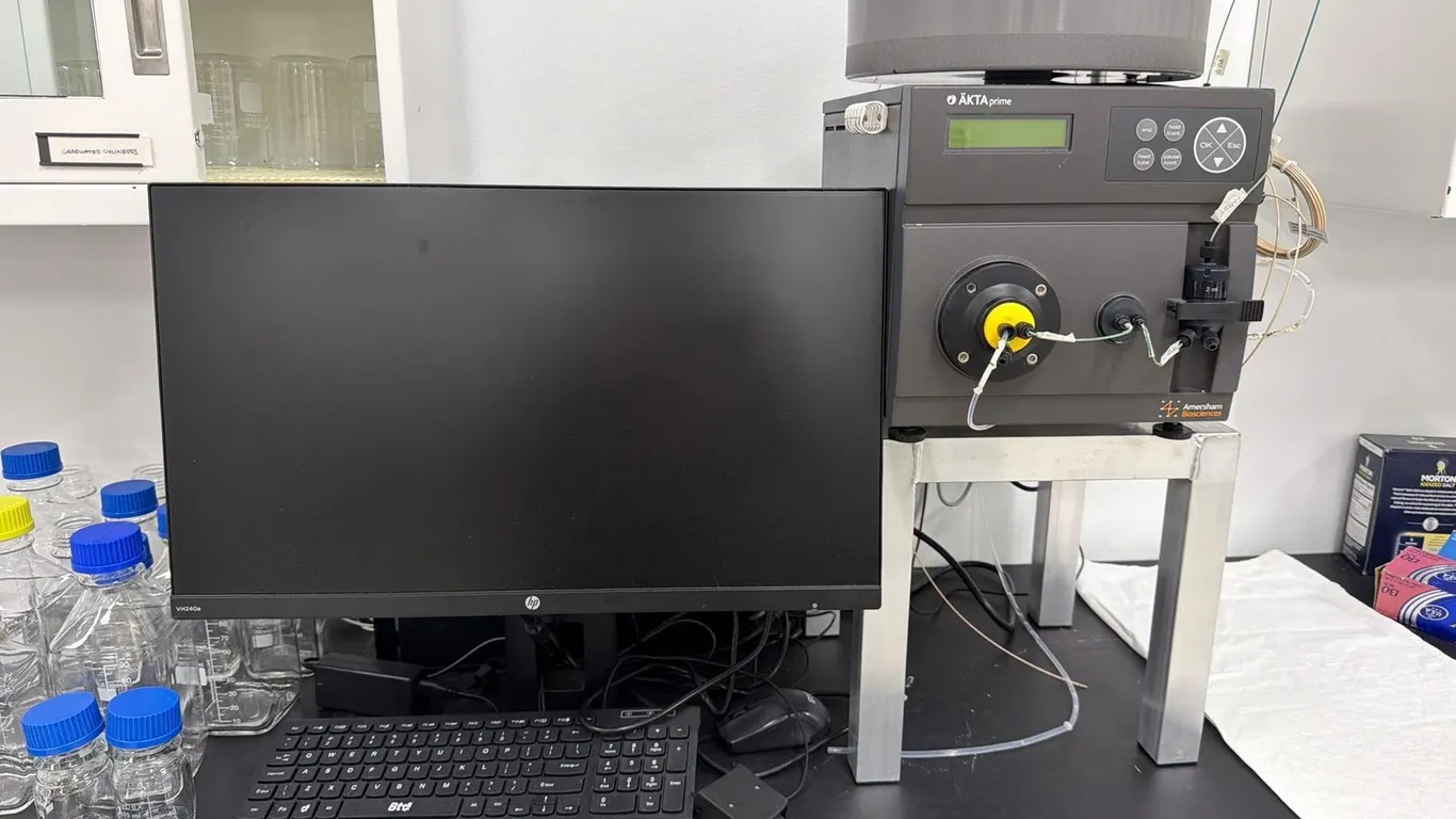 GE PHARMACIA AKTA PRIME FPLC CHROMATOGRAPHY SYSTEM