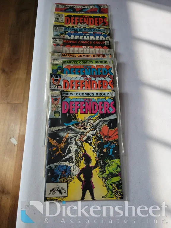 (8) MARVEL THE DEFENDERS COMIC BOOKS