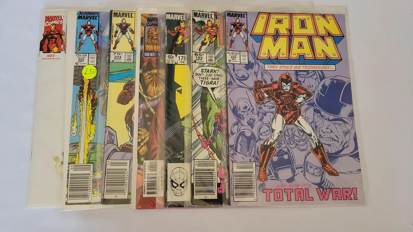 (7) MARVEL IRON MAN COMICS