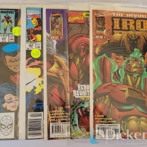 (7) MARVEL IRON MAN COMIC BOOKS