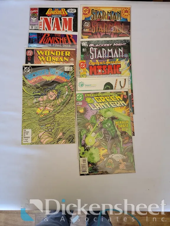 (10) MARVEL AND DC COMIC BOOKS