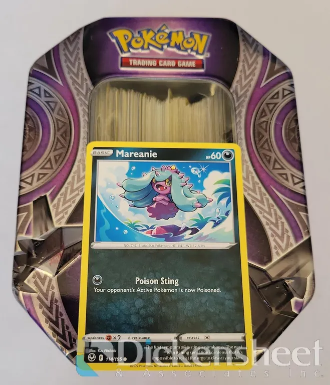(250) COUNT TIN OF POKÉMON CARDS