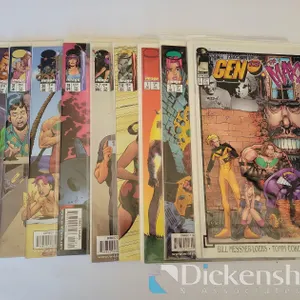 (9) IMAGE GEN 13 COMIC BOOKS