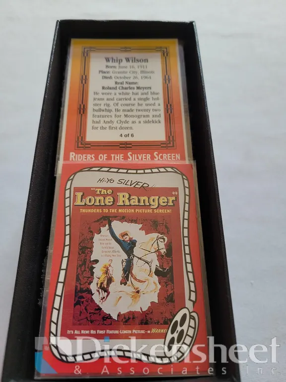 APPROXIMATE (500) RIDERS OF THE SILVER SCREEN TRADING CARDS
