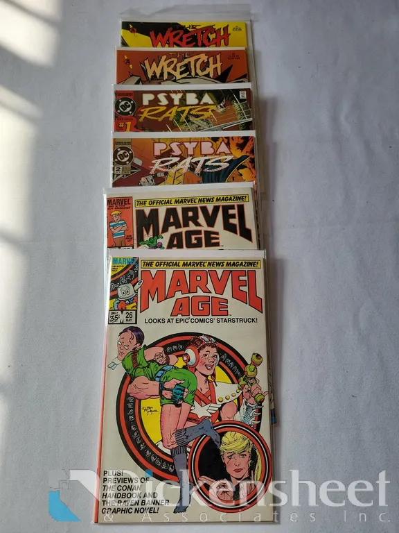 (6) VARIOUS TITLES OF COMIC BOOKS
