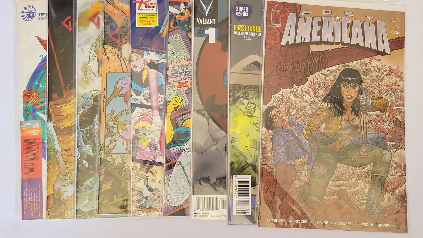 (9) VARIOUS TITLES OF COMIC BOOKS