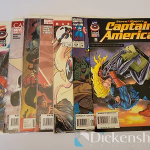 (7) MARVEL CAPTAIN AMERICA COMICS