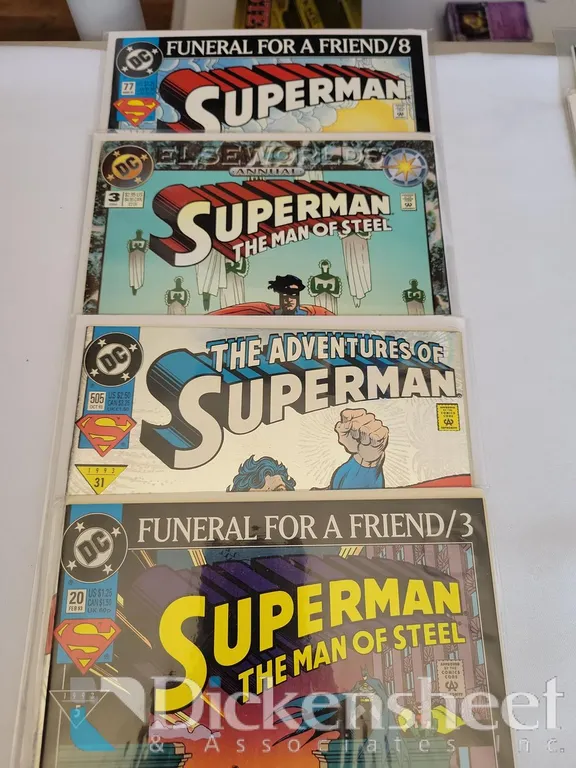(4) DC SUPERMAN COMICS
