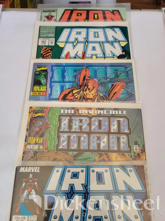 (5) MARVEL IRON MAN COMICS
