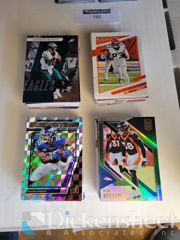 APPROXIMATE (250) FOOTBALL TRADING CARDS