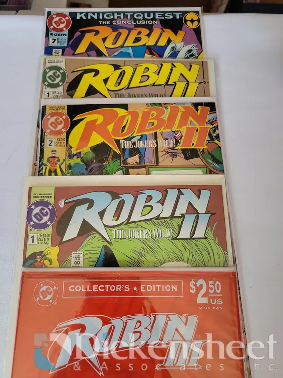 (5) DC ROBIN COMICS