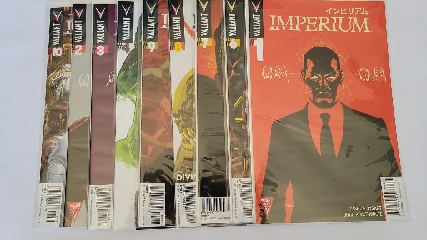 (9) VALIANT IMPERIUM COMIC BOOKS
