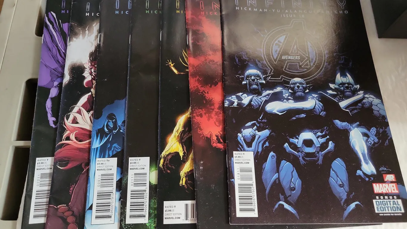 LOT OF (6) MARVEL AVENGERS COMIC BOOKS