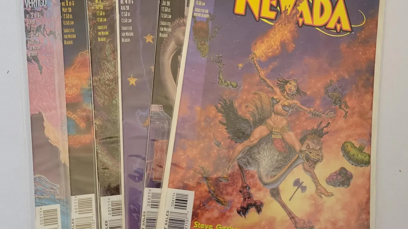(6) DC VERTIGO NEVADA COMICS