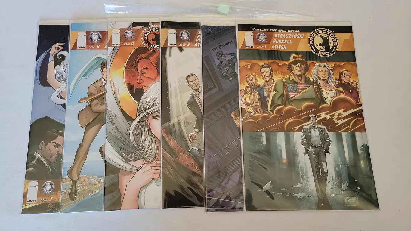 (6) IMAGE PROTECTORS INC. COMIC BOOKS