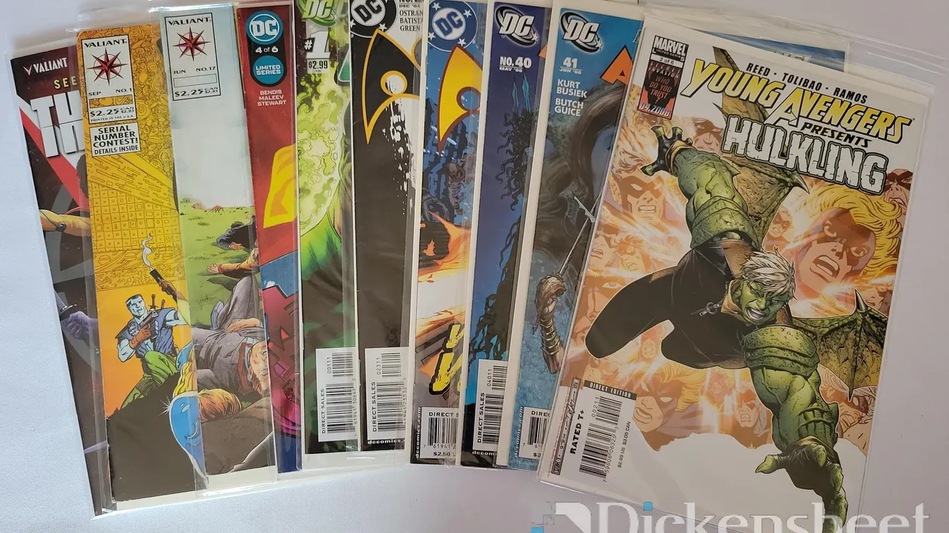 (11) DC, MARVEL AND VALIANT, VARIOUS TITLES