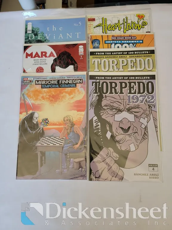 (7) DIFFERENT TYPES OF COMIC BOOKS
