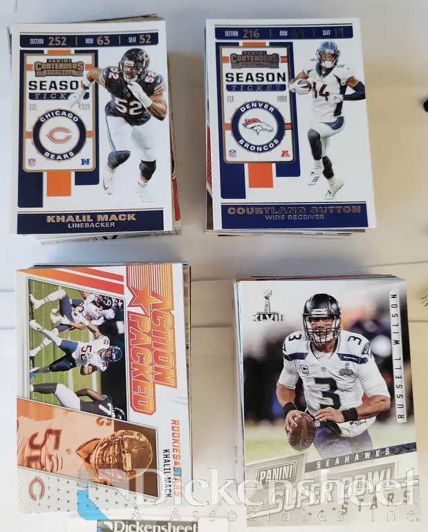 APPROXIMATE (200) FOOTBALL TRADING CARDS