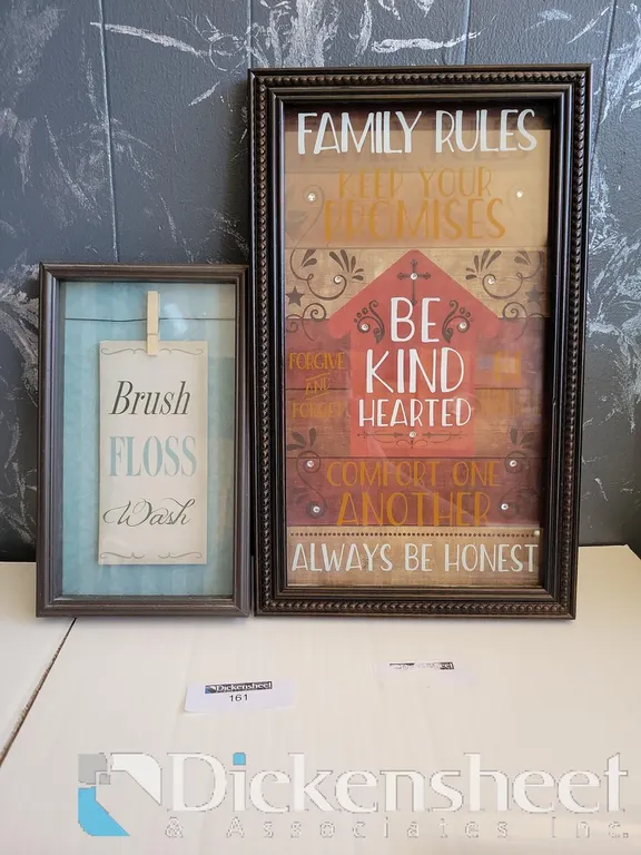 (2) SHADOW BOX PICTURES