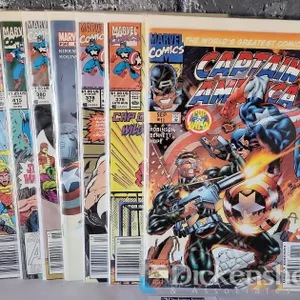 (7) MARVEL CAPTAIN AMERICA COMICS