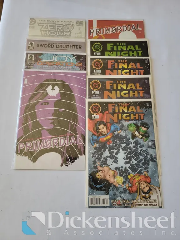 (9) VARIOUS TITLES OF COMIC BOOKS