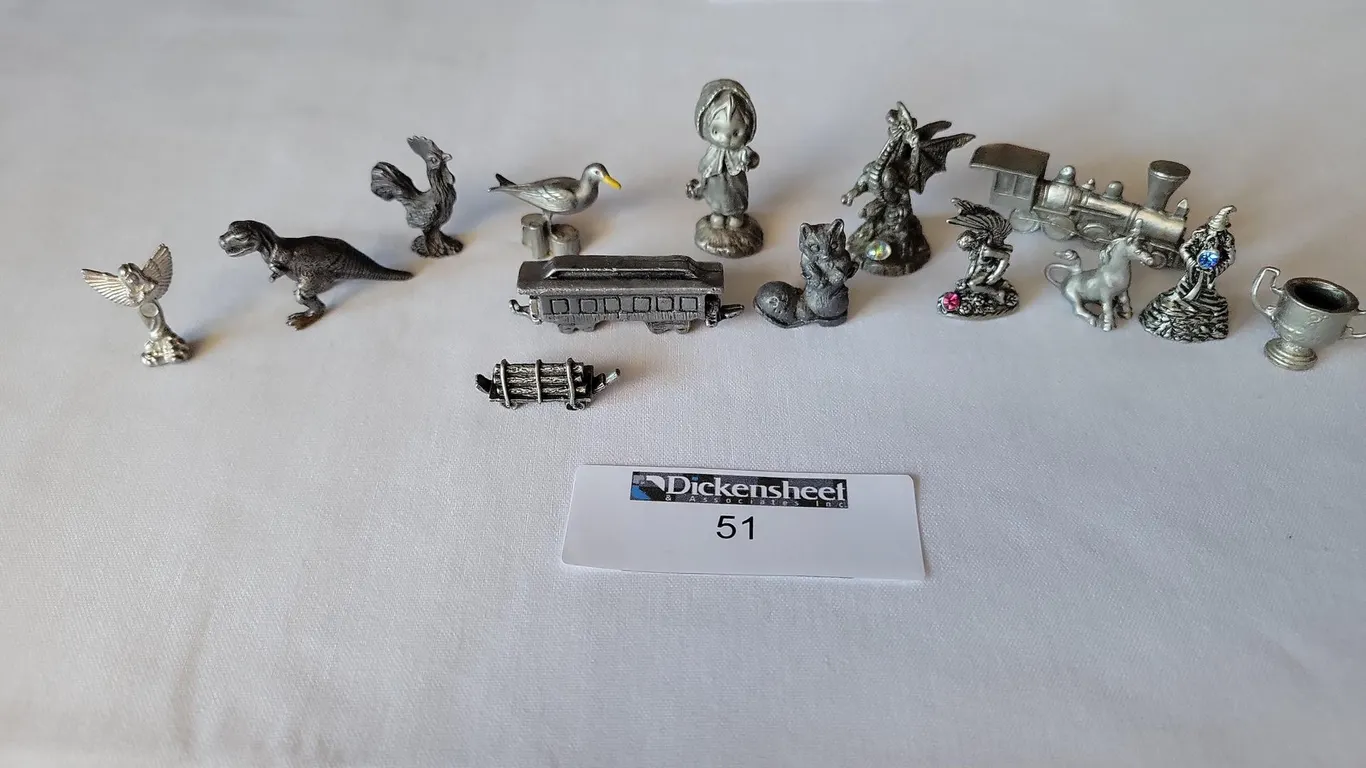 FIGURES MADE FROM PEWTER