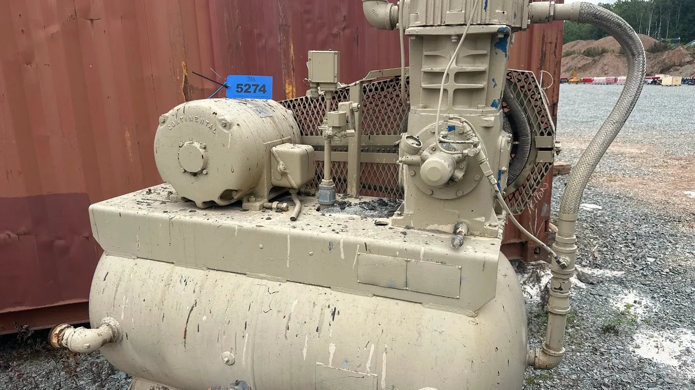15HP Electric Air Compressor W/ Approx 100 Gallon Tank