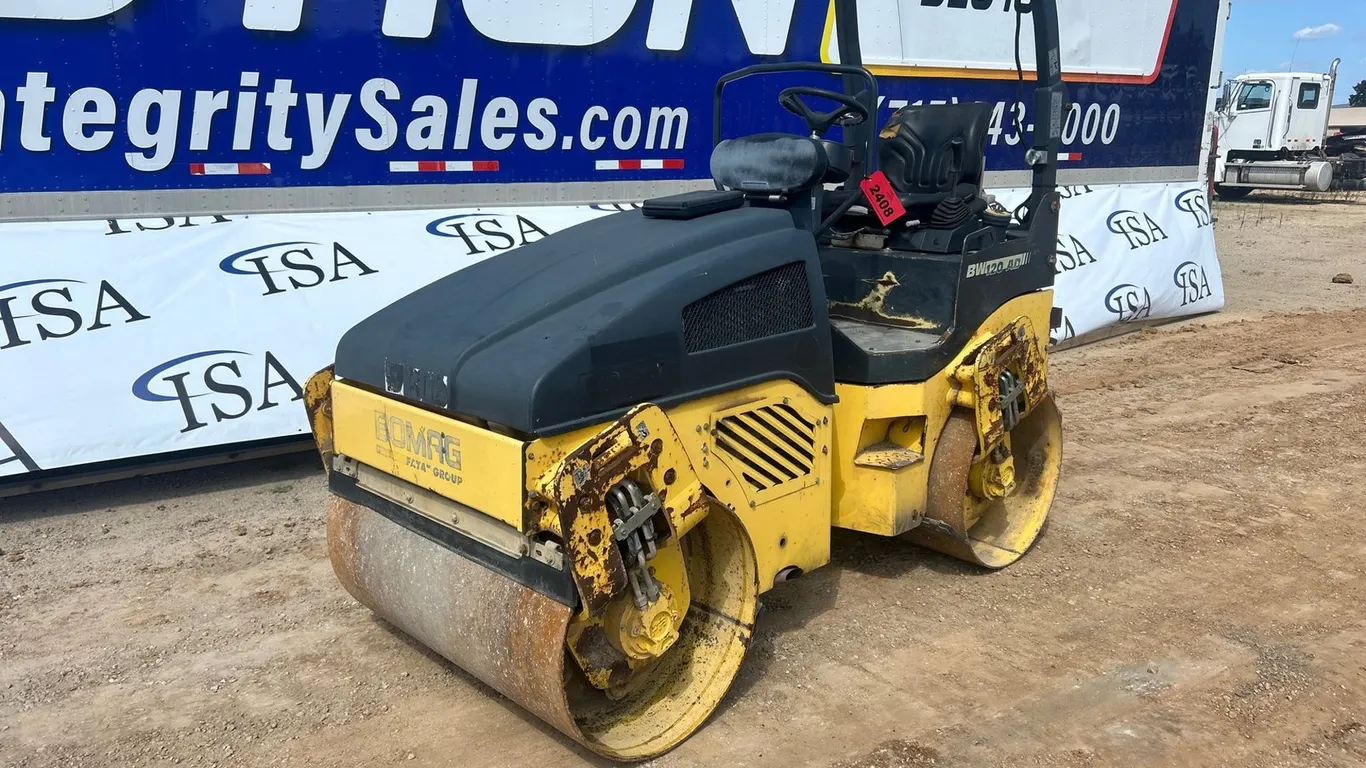 2013 Bomag BW120AD-4 Double Drum Smooth Roller Compactor