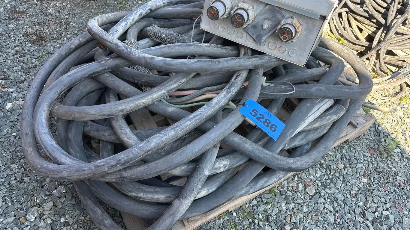 Pallet Of 4/0 AWG Power Cable And Box