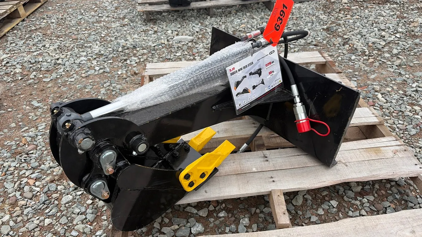 Unused ZJG M-DRG Mini Skid Steer Front Hoe Attachment