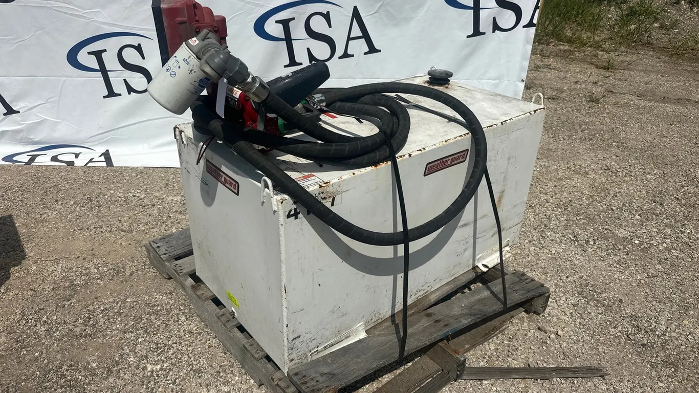 Approx 100 Gallon Fuel Transfer Tank W/ Fill-Rite 20GPM Pump