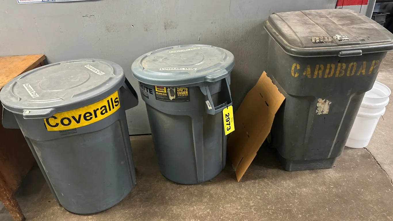 (3) Garbage Bins