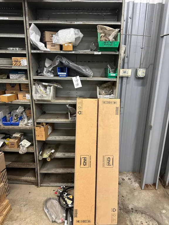 Shelving W/ Misc Hydraulic Fittings And More
