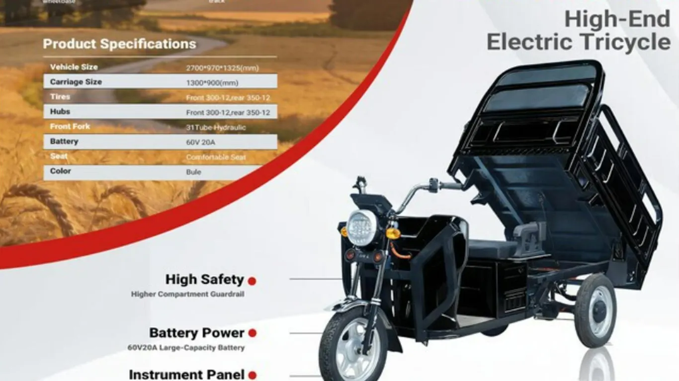 Unused ET13 Electric Tricycle