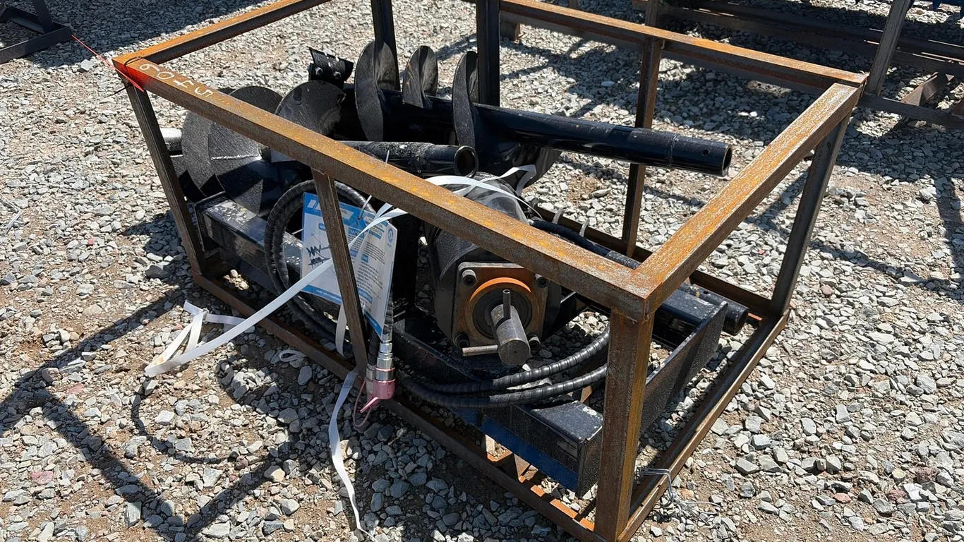 Unused AGT SSECAG-Y Skid Steer Auger Attachment W/3 Bits