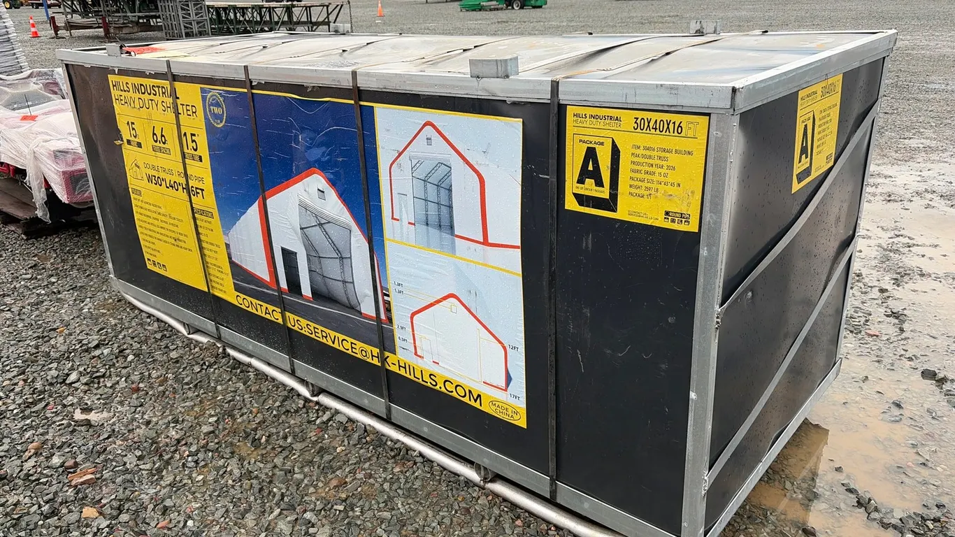 Unused Hills Industrial Heavy Duty Shelter