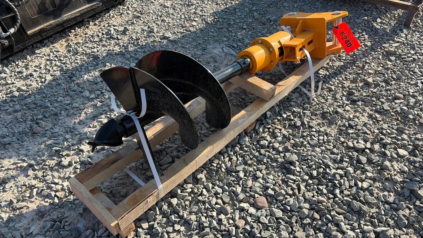 Unused Future Mini Excavator Auger Attachment
