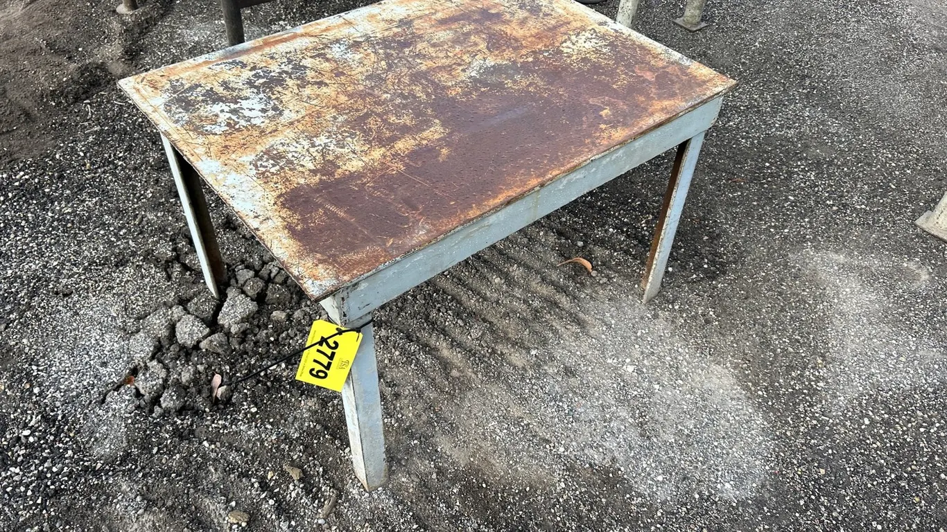 Approx.40"X29" Steel Shop Table