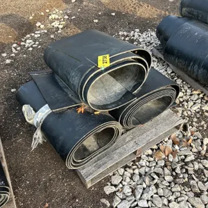 (3) Rolls Of Rubber Belting