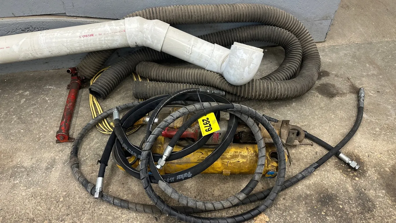 Misc Hydraulic Cylinders, Hydraulic Hoses, And More