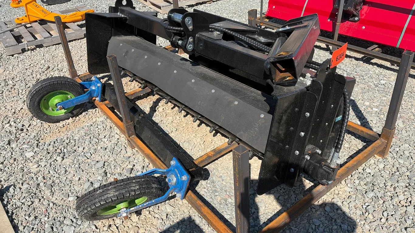 Approx. 71" Unused Future PR71 Skid Steer Power Rake Attachment