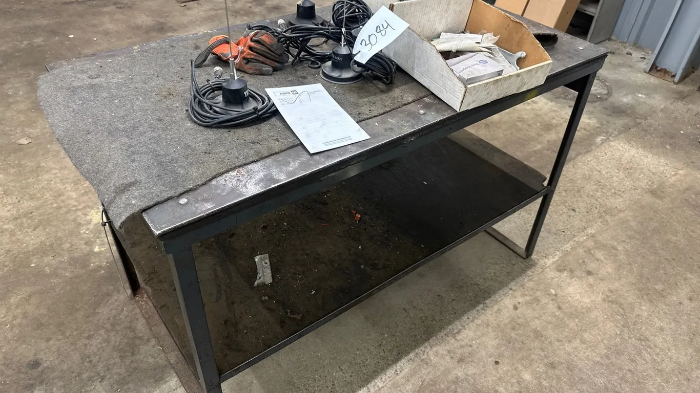 Approx 48"X24" Table W/ Misc Parts