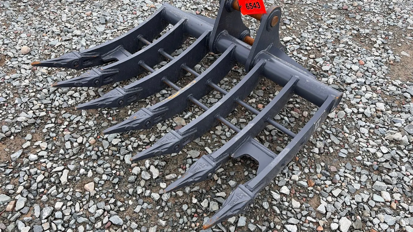 Approx. 38" Unused Warrior Mini Excavator Rake Attachment