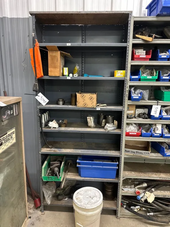 Metal Shelving W/ Misc Tools