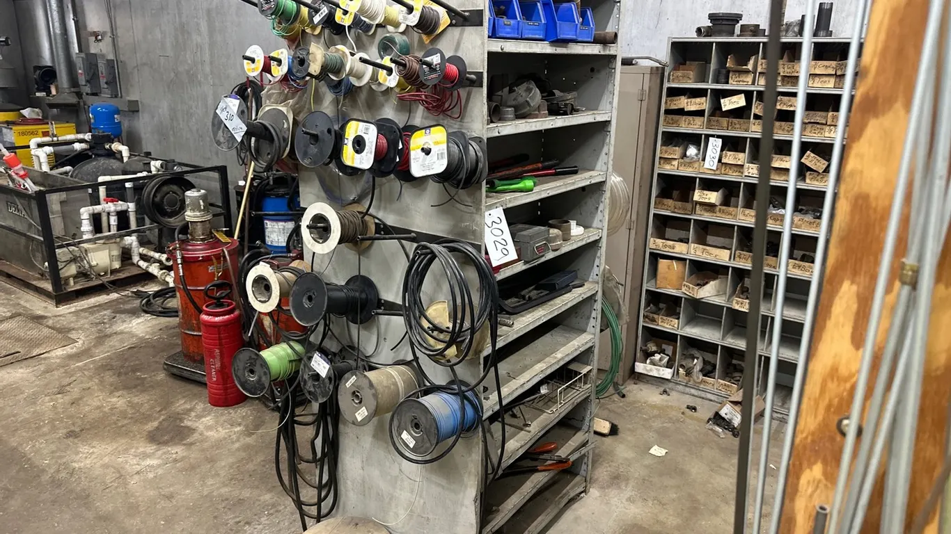 Approx. 37"X29"X7' Shelving W/ Contents
