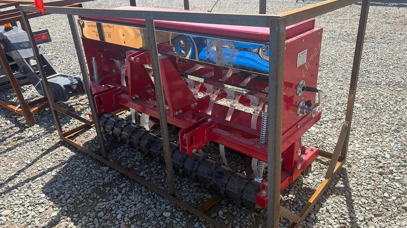 Approx. 72" Unused AGT STSD10 Skid Steer/3-Point Seed Drill Attchment