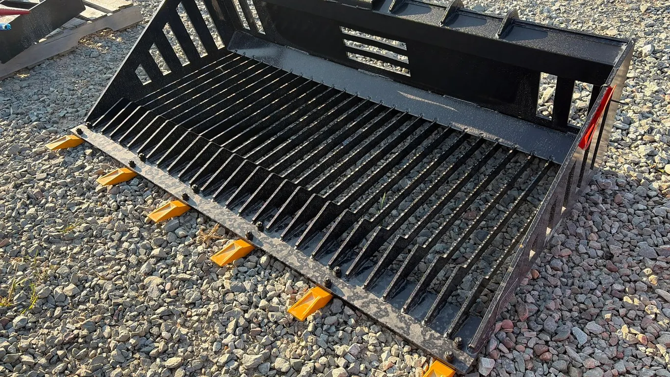 Approx. 66" Unused Future Skid Steer Rock Bucket