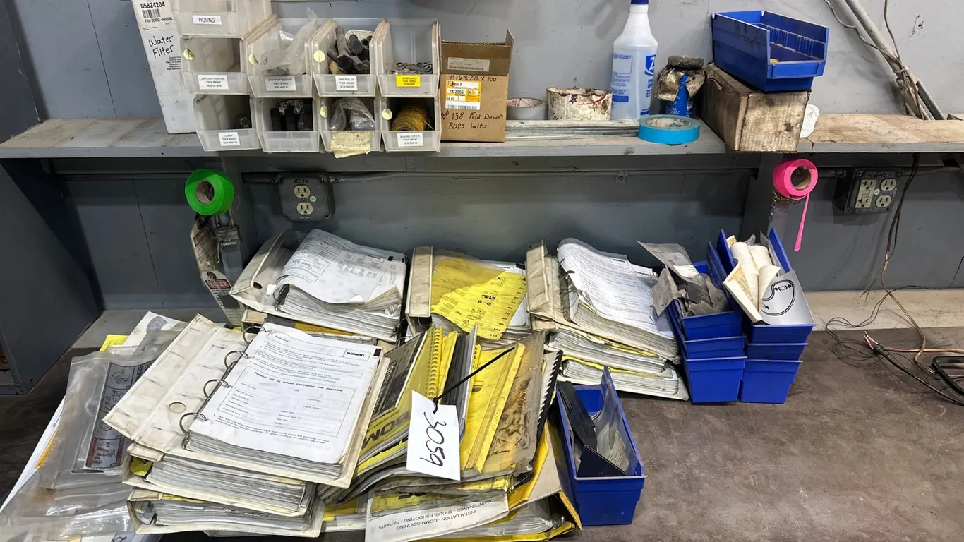 Misc Bomag Parts Books And Tool Bins