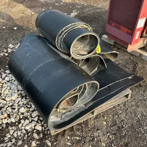 (3) Rolls Of Rubber Belting