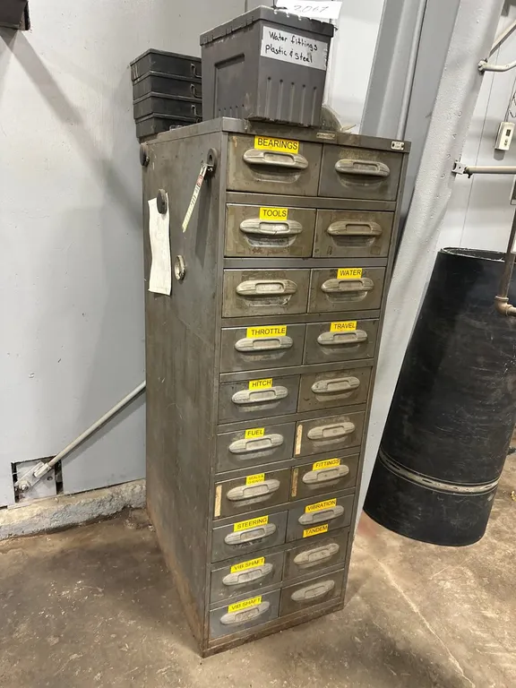 Cabinet W/ Bearings, O Rings, Seals, And More